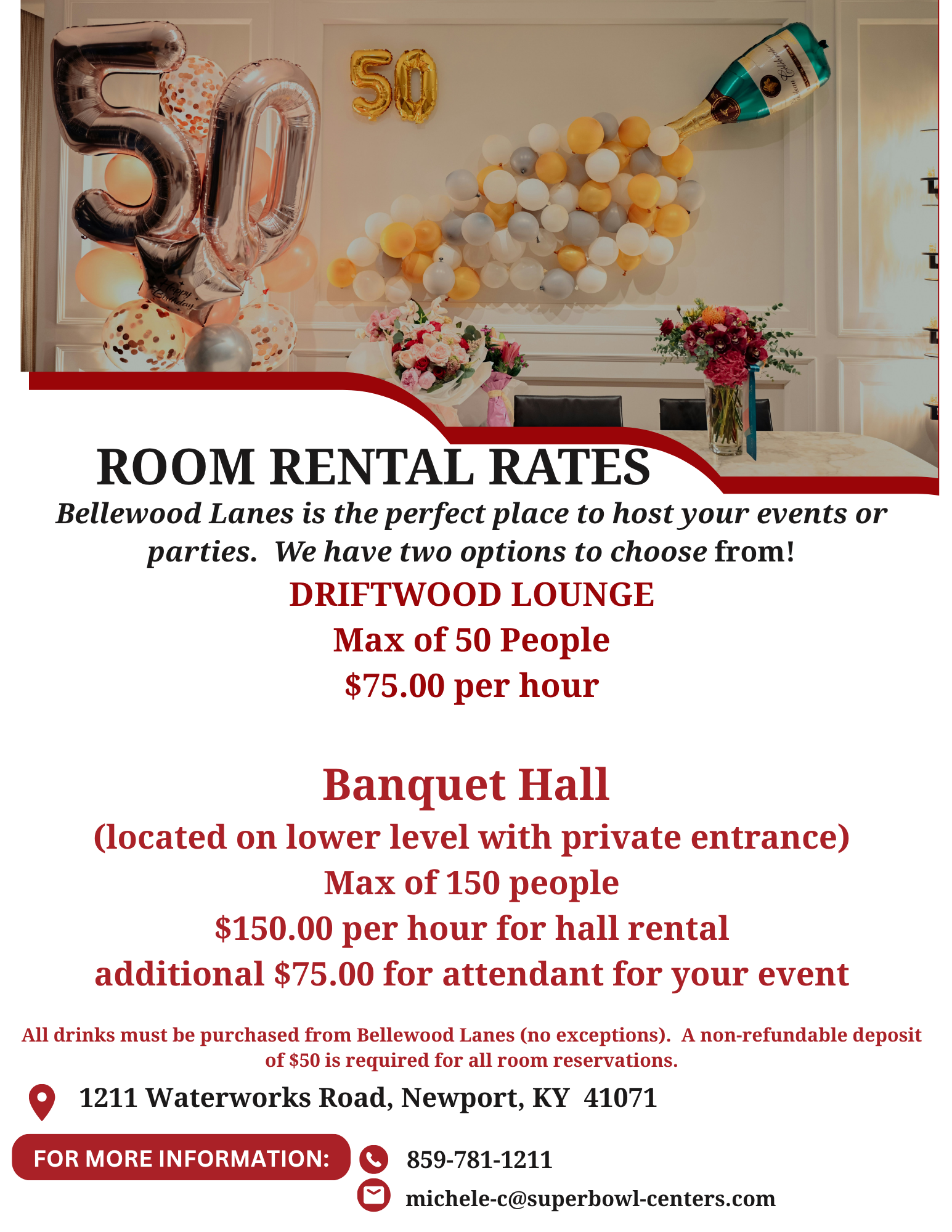 room rentals